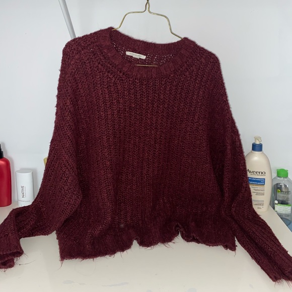 american eagle thick, cotton sweater. - Picture 1 of 2